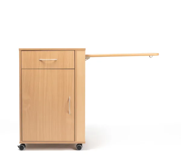 Szafka przyłóżkowa z wyciąganym blatem 385