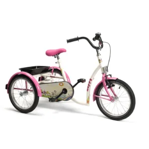 Rower rehabilitacyjny trójkołowy dla dziewczynki w wieku 8-13 lat HAPPY